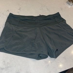 Olive luluemon shorts